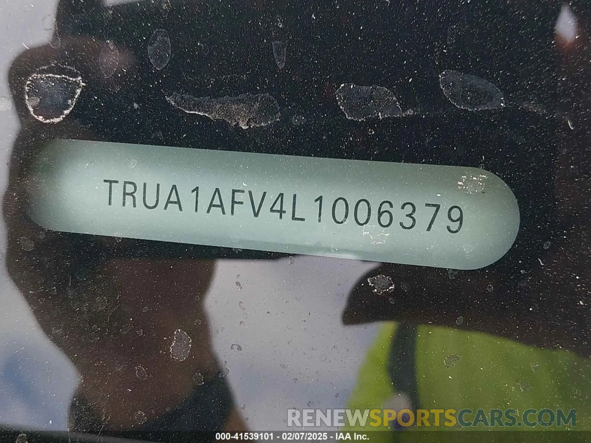 9 Photograph of a damaged car TRUA1AFV4L1006379 AUDI TTS 2020