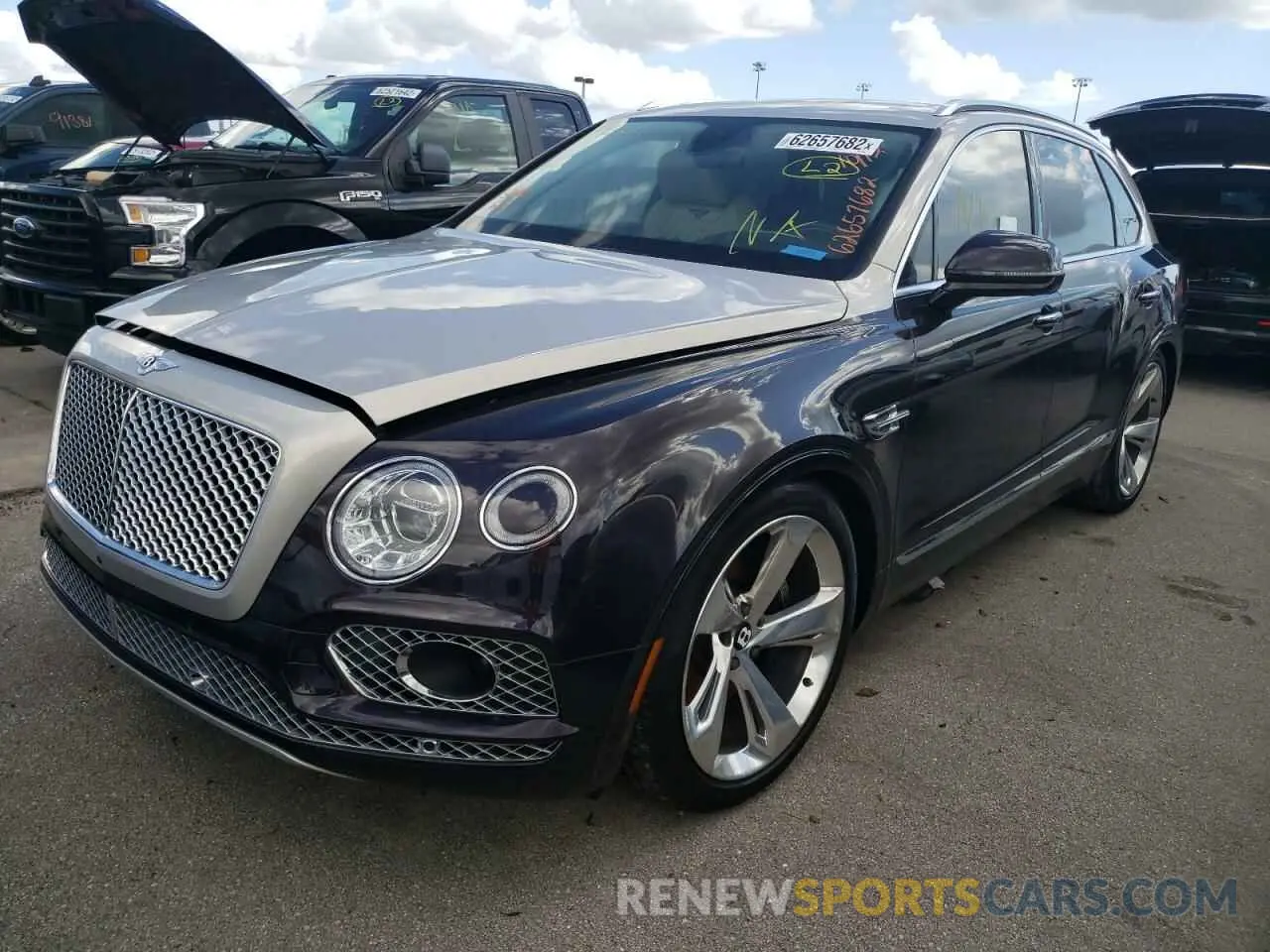 2 Photograph of a damaged car SJAAM2ZVXKC024800 BENTLEY ALL MODELS 2019