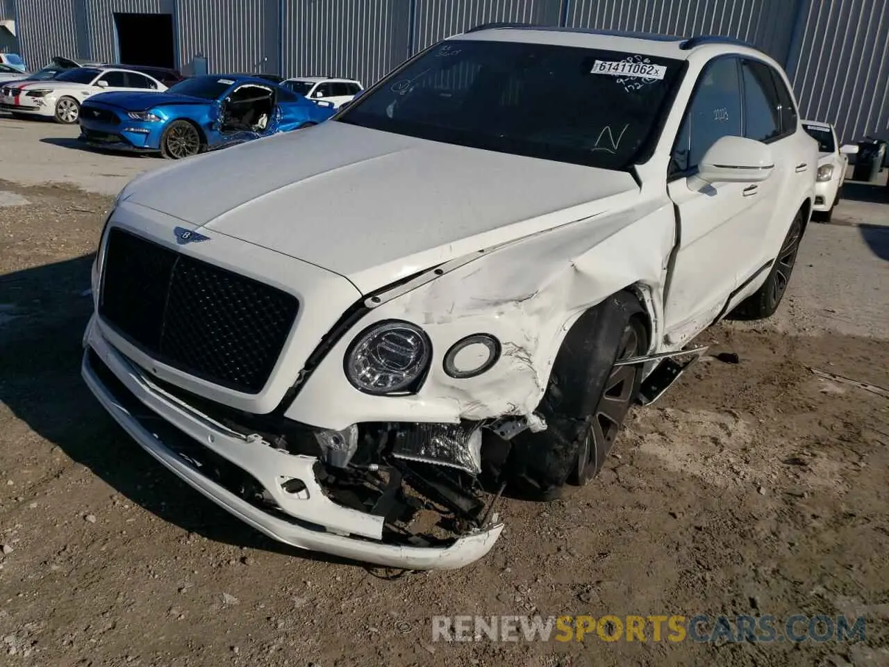 2 Photograph of a damaged car SJAAM2ZV8LC029088 BENTLEY ALL MODELS 2020