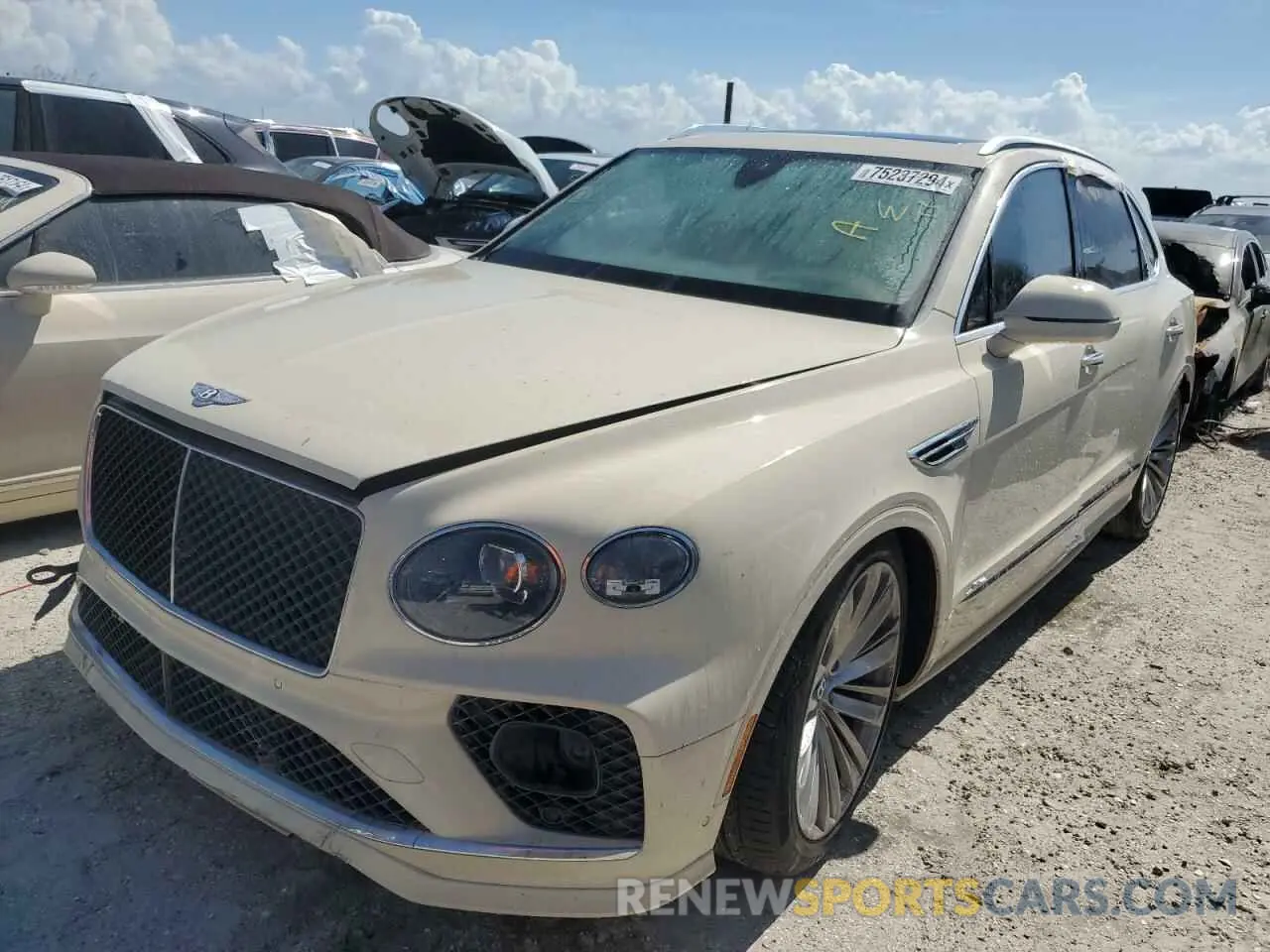 1 Photograph of a damaged car SJAAR2ZV1MC038279 BENTLEY ALL MODELS 2021
