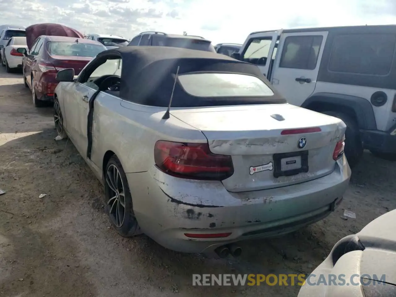 3 Photograph of a damaged car WBA2M7C51KVD52281 BMW 2 SERIES 2019