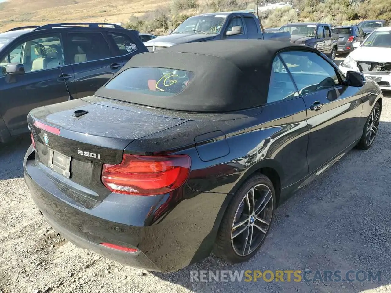 4 Фотография поврежденного автомобиля WBA2K1C01L7F71576 BMW 2 SERIES 2020