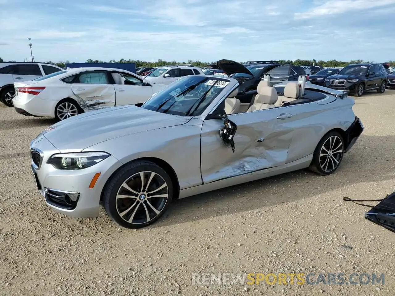 1 Photograph of a damaged car WBA2M7C03L7E18081 BMW 2 SERIES 2020