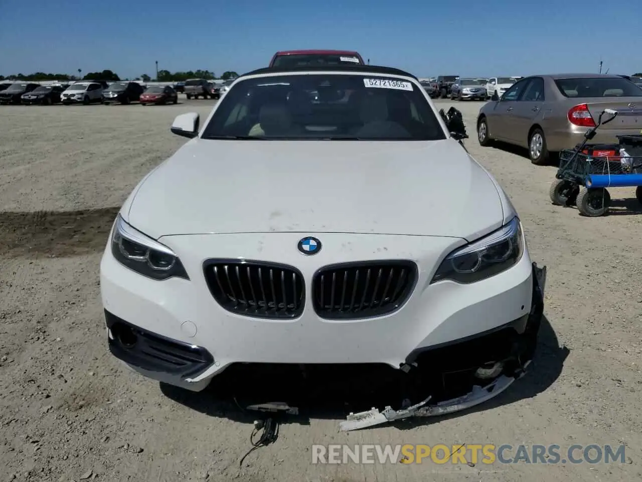 5 Фотография поврежденного автомобиля WBA2M7C04L7F61332 BMW 2 SERIES 2020