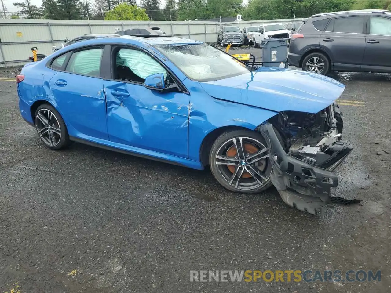 4 Фотография поврежденного автомобиля WBA73AK05L7F63906 BMW 2 SERIES 2020