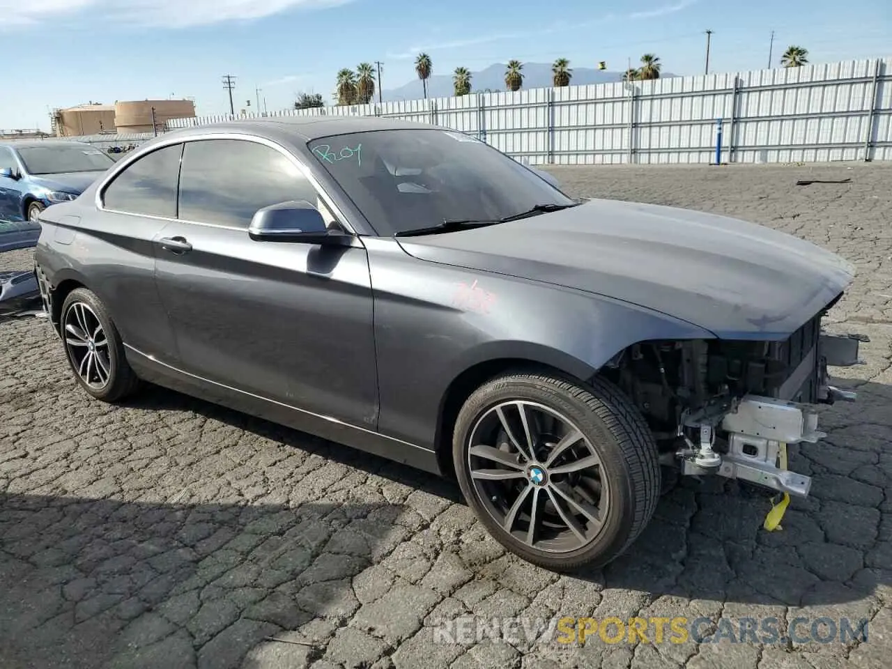 4 Фотография поврежденного автомобиля WBA2J1C09M7J04813 BMW 2 SERIES 2021