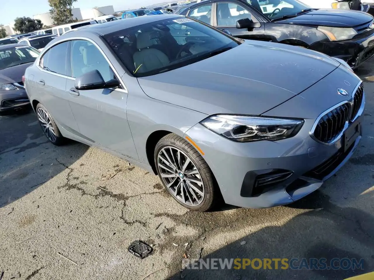 4 Фотография поврежденного автомобиля WBA53AK04M7H47310 BMW 2 SERIES 2021