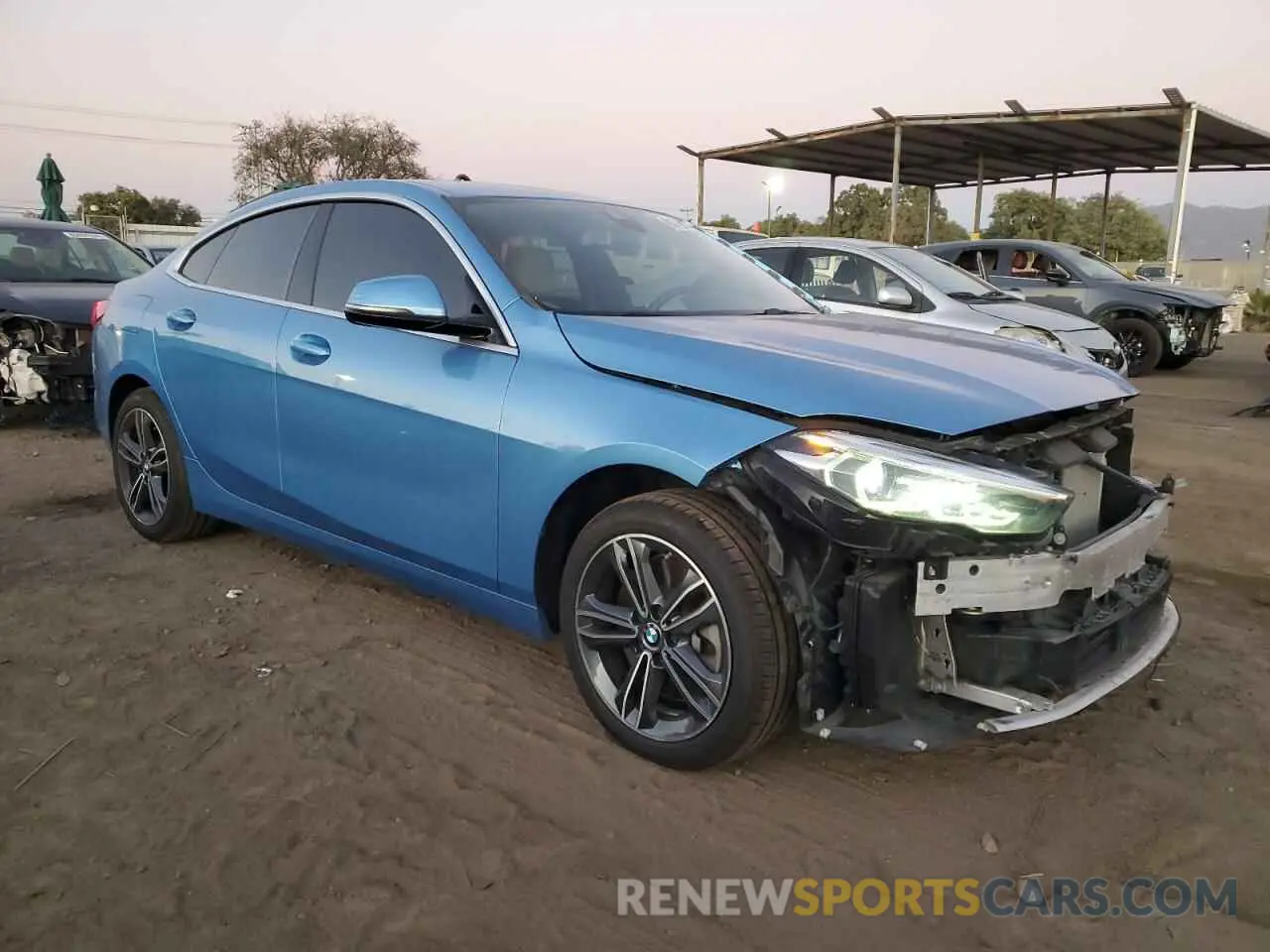 4 Фотография поврежденного автомобиля WBA53AK09M7J32426 BMW 2 SERIES 2021
