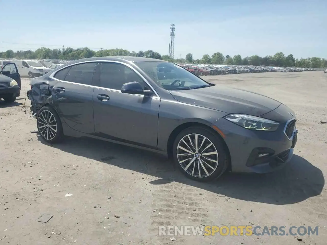 4 Фотография поврежденного автомобиля WBA73AK06M7G33379 BMW 2 SERIES 2021