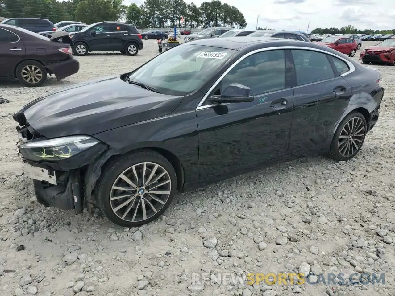 1 Фотография поврежденного автомобиля WBA73AK07M7H22488 BMW 2 SERIES 2021