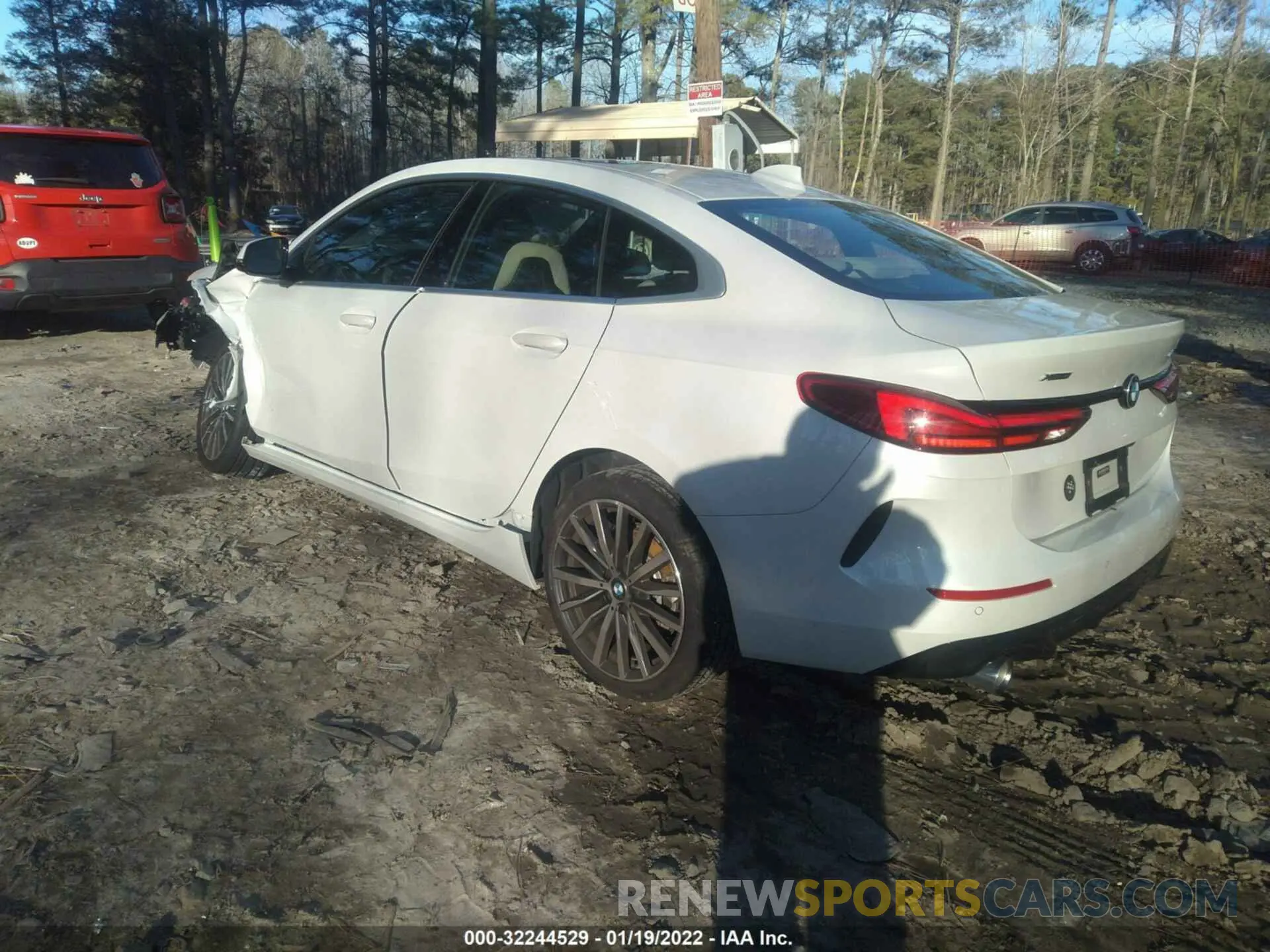 3 Фотография поврежденного автомобиля WBA73AK0XM7G66479 BMW 2 SERIES 2021