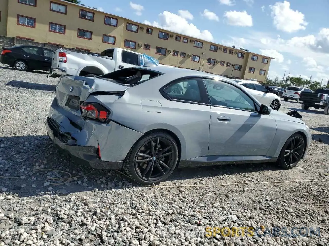 3 Фотография поврежденного автомобиля 3MW23CM06N8C59212 BMW 2 SERIES 2022