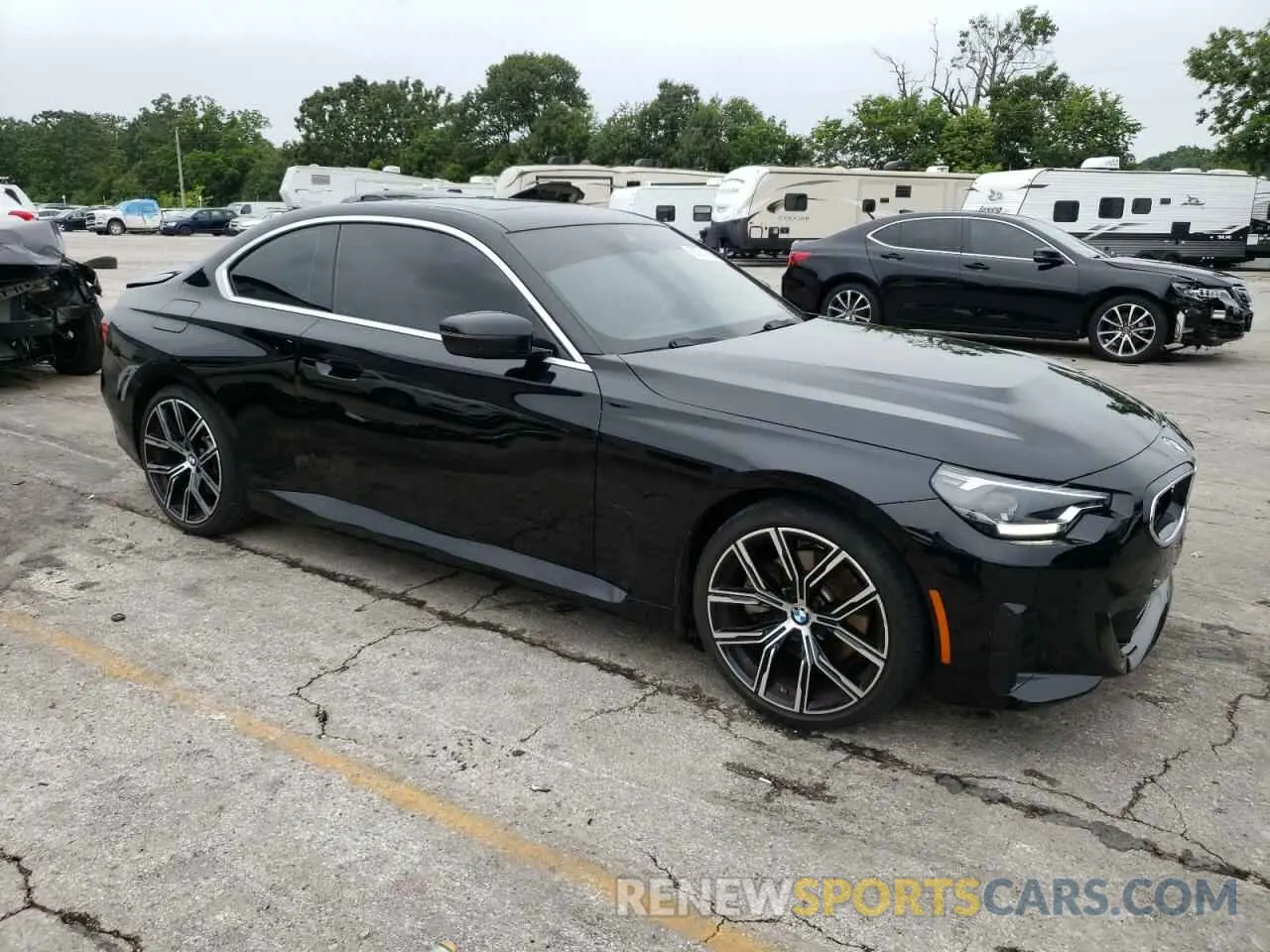 4 Фотография поврежденного автомобиля 3MW23CM07N8C37171 BMW 2 SERIES 2022