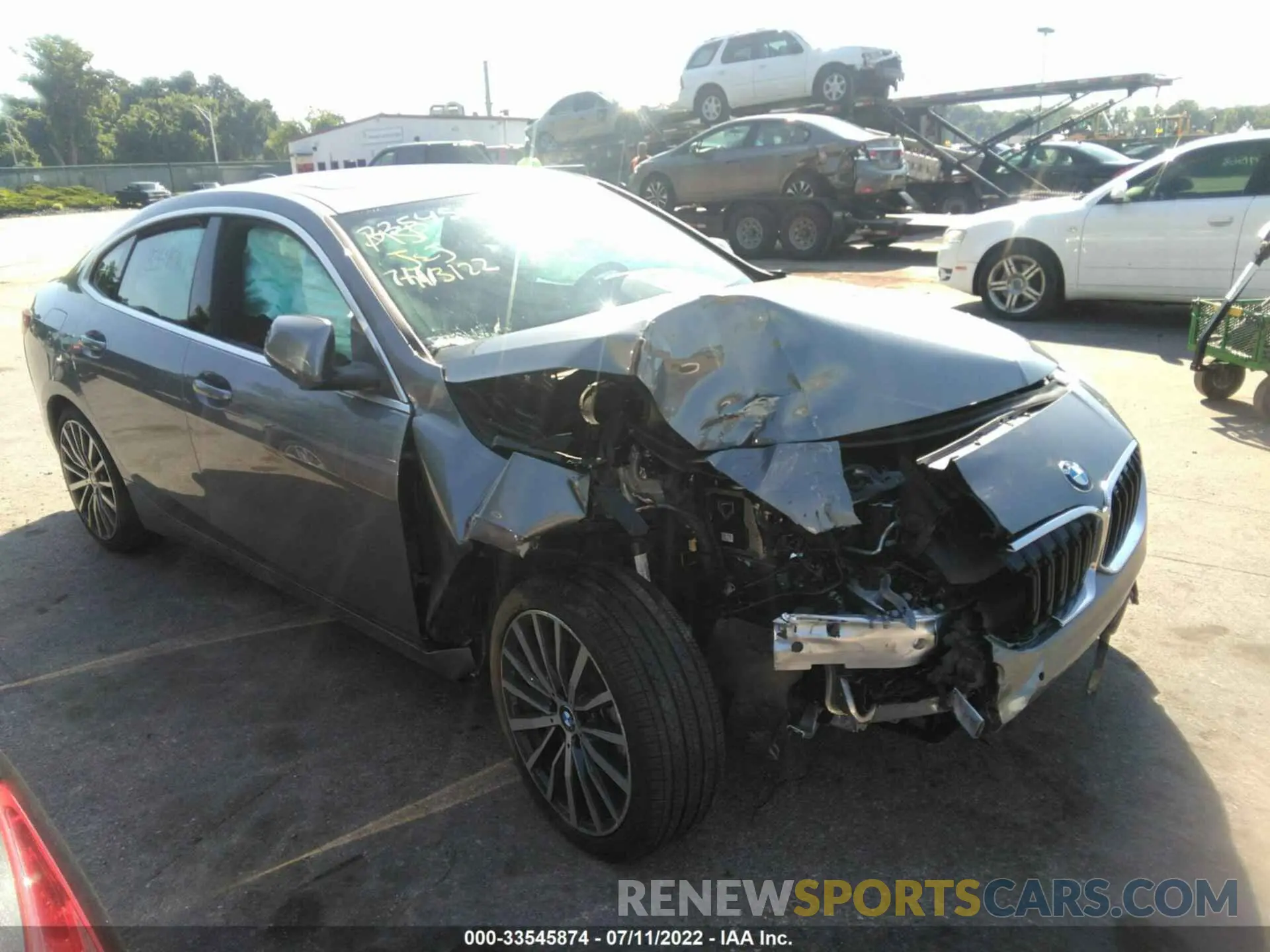1 Фотография поврежденного автомобиля WBA73AK02N7K42017 BMW 2 SERIES 2022