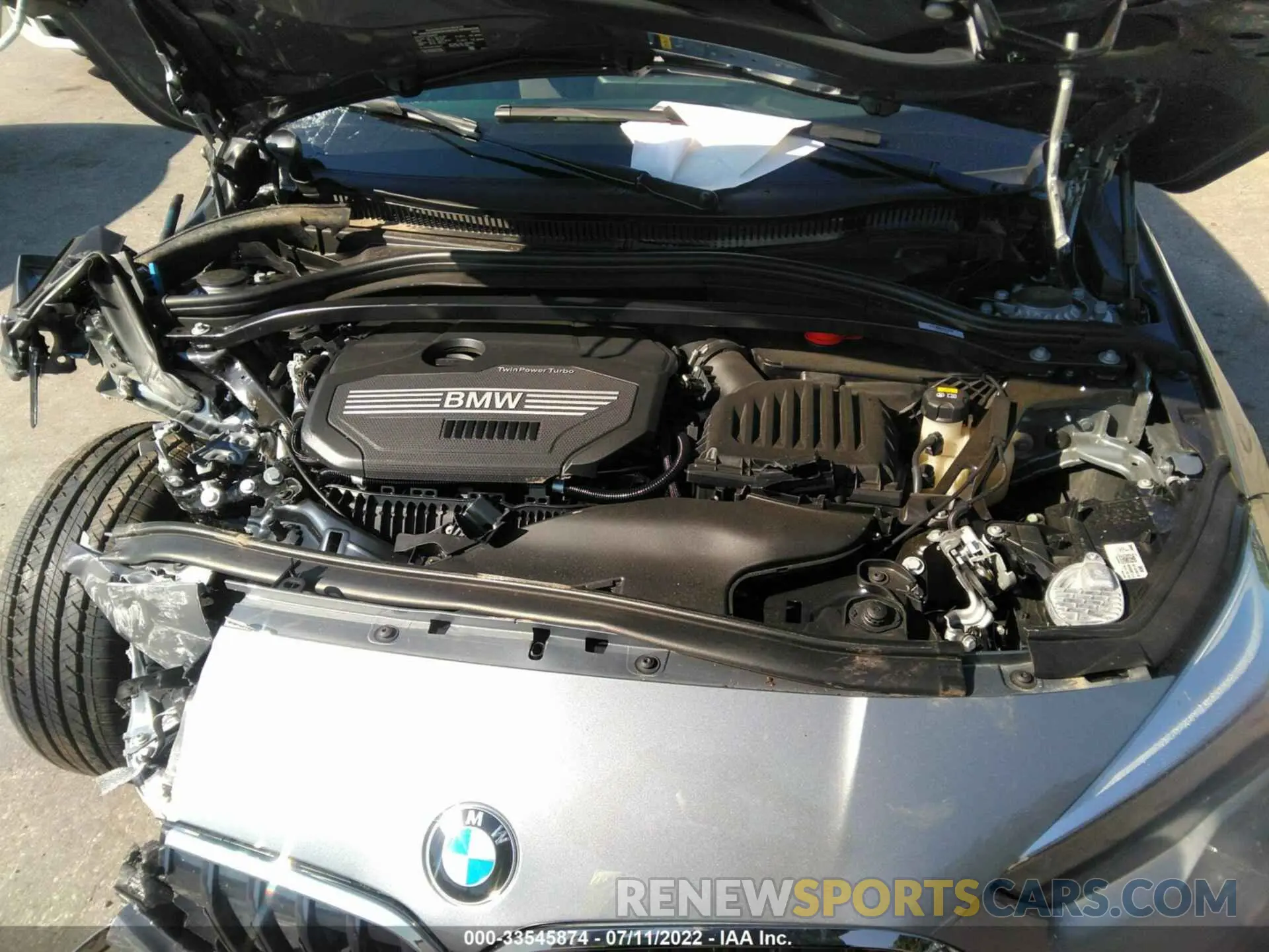 10 Фотография поврежденного автомобиля WBA73AK02N7K42017 BMW 2 SERIES 2022