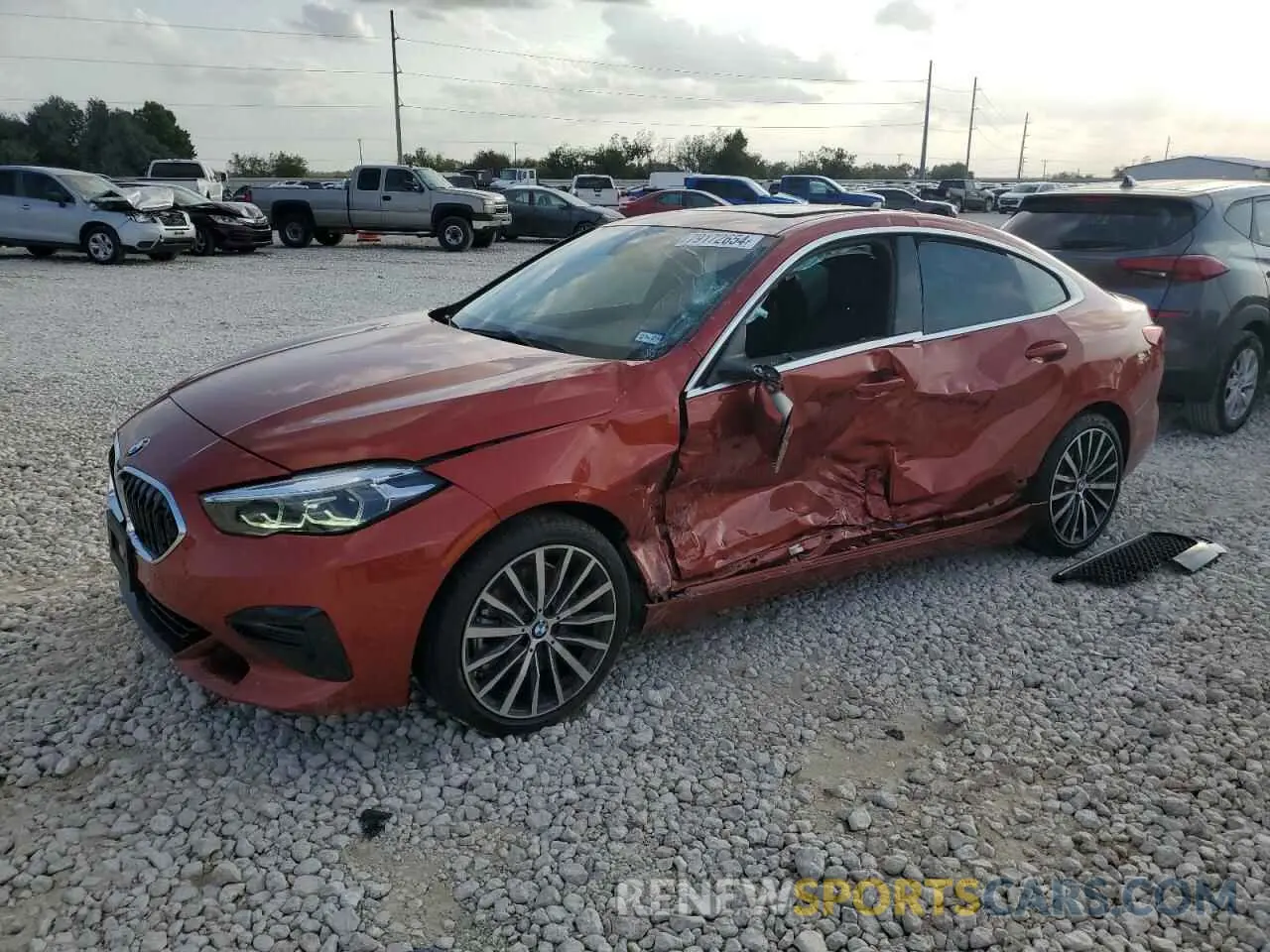 1 Photograph of a damaged car WBA53AK04P7M28202 BMW 2 SERIES 2023