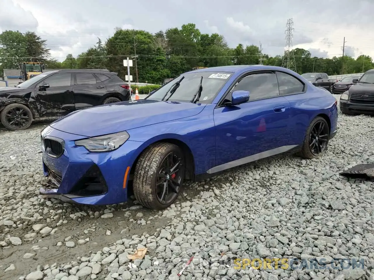 1 Фотография поврежденного автомобиля 3MW23CM09R8E53609 BMW 2 SERIES 2024