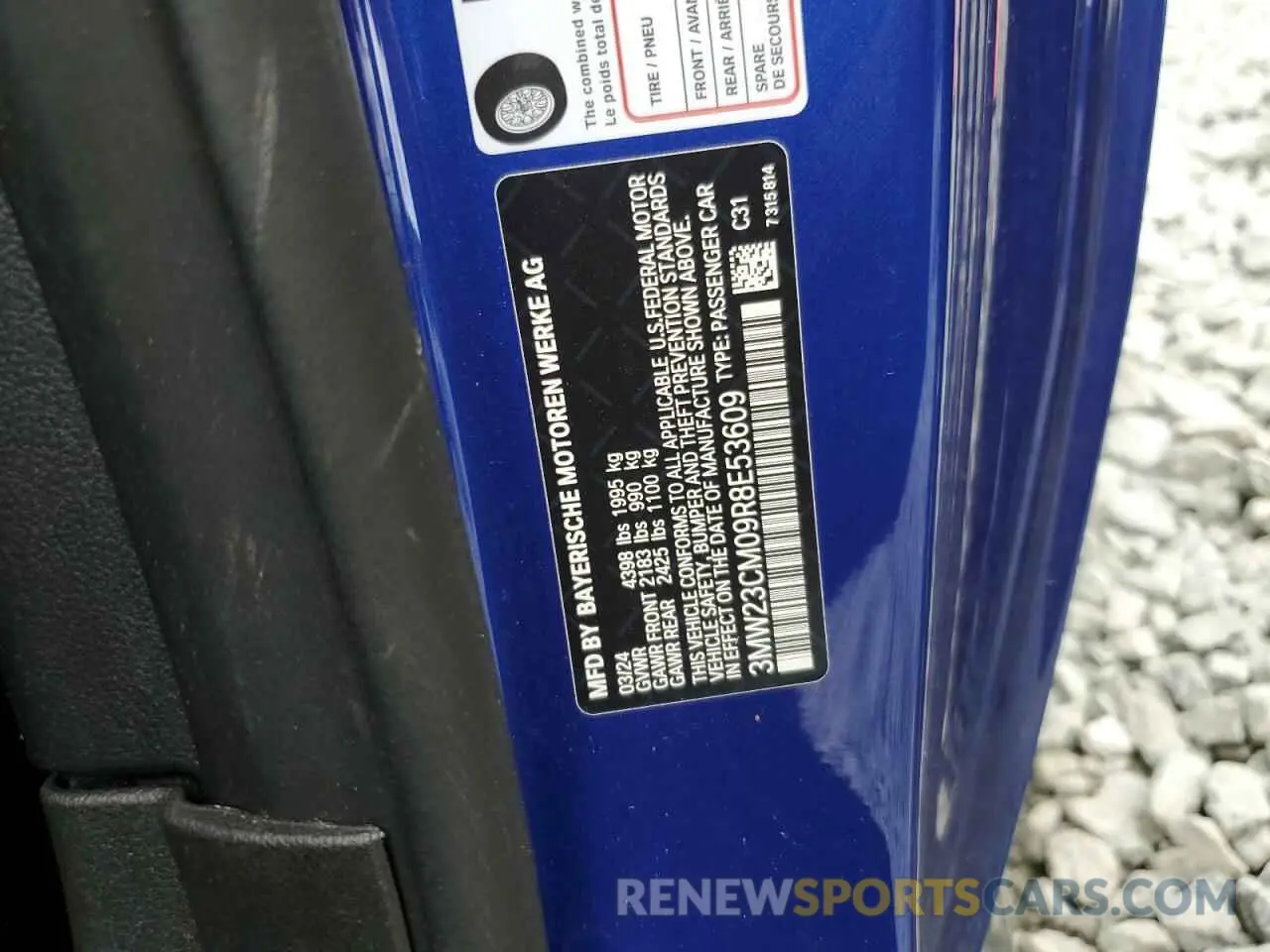 12 Фотография поврежденного автомобиля 3MW23CM09R8E53609 BMW 2 SERIES 2024