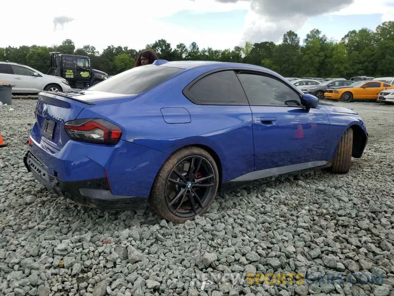 3 Фотография поврежденного автомобиля 3MW23CM09R8E53609 BMW 2 SERIES 2024