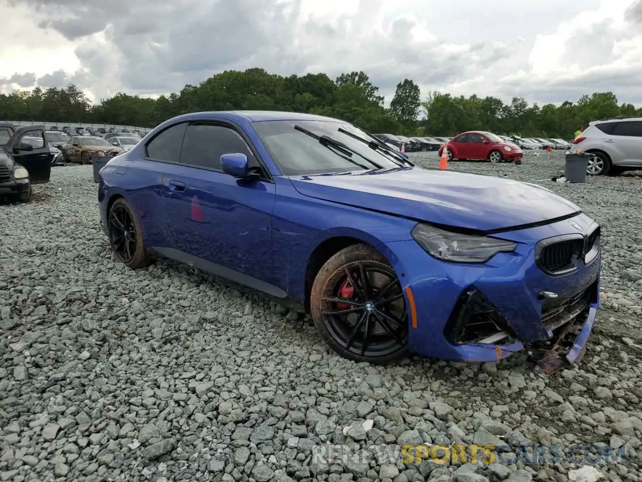 4 Фотография поврежденного автомобиля 3MW23CM09R8E53609 BMW 2 SERIES 2024