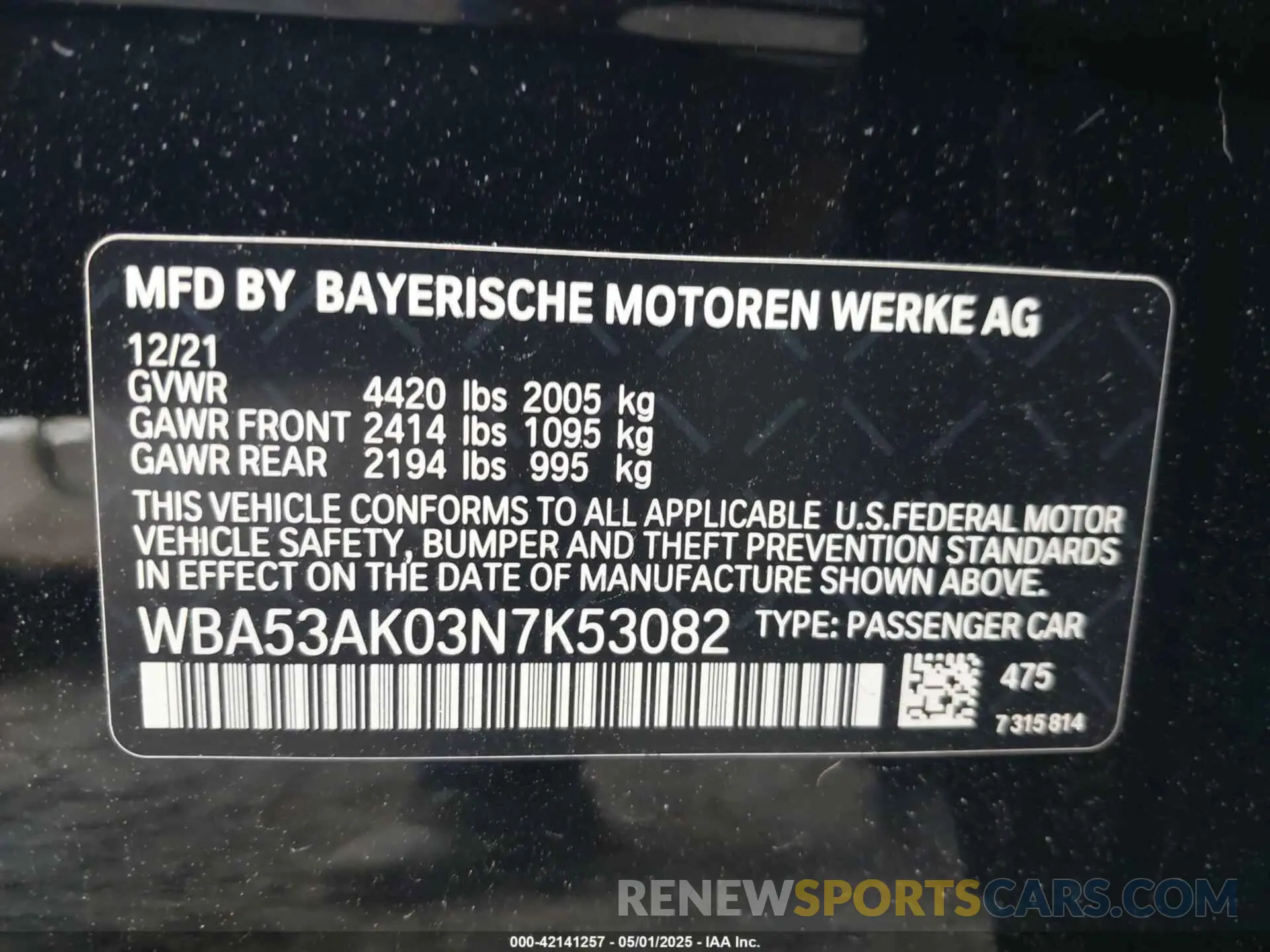 9 Photograph of a damaged car WBA53AK03N7K53082 BMW 228 GRAN COUPE 2022