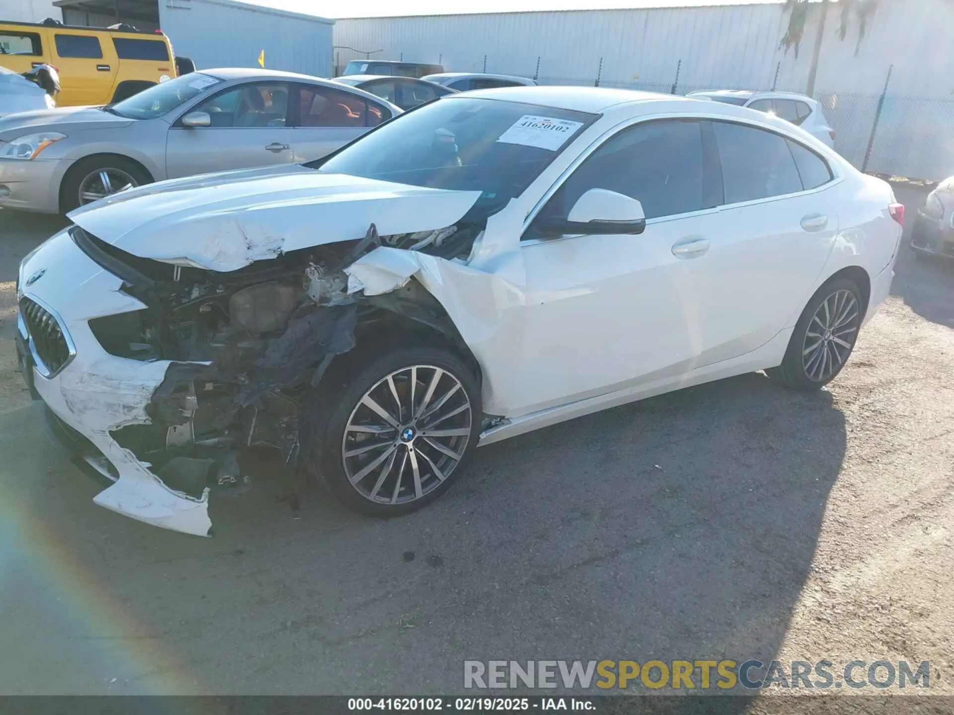 2 Photograph of a damaged car WBA53AK06N7K00232 BMW 228 GRAN COUPE 2022