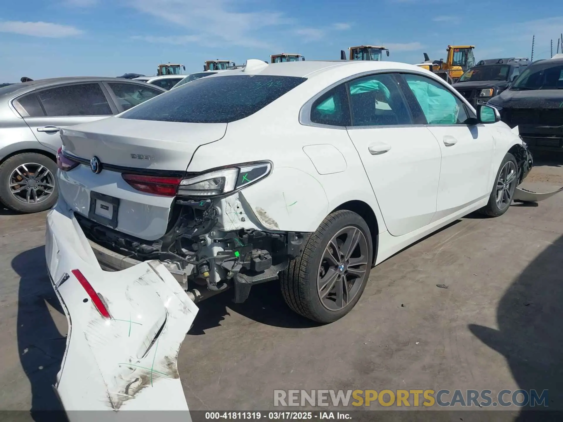 4 Photograph of a damaged car WBA53AK04R7N51291 BMW 228 GRAN COUPE 2024