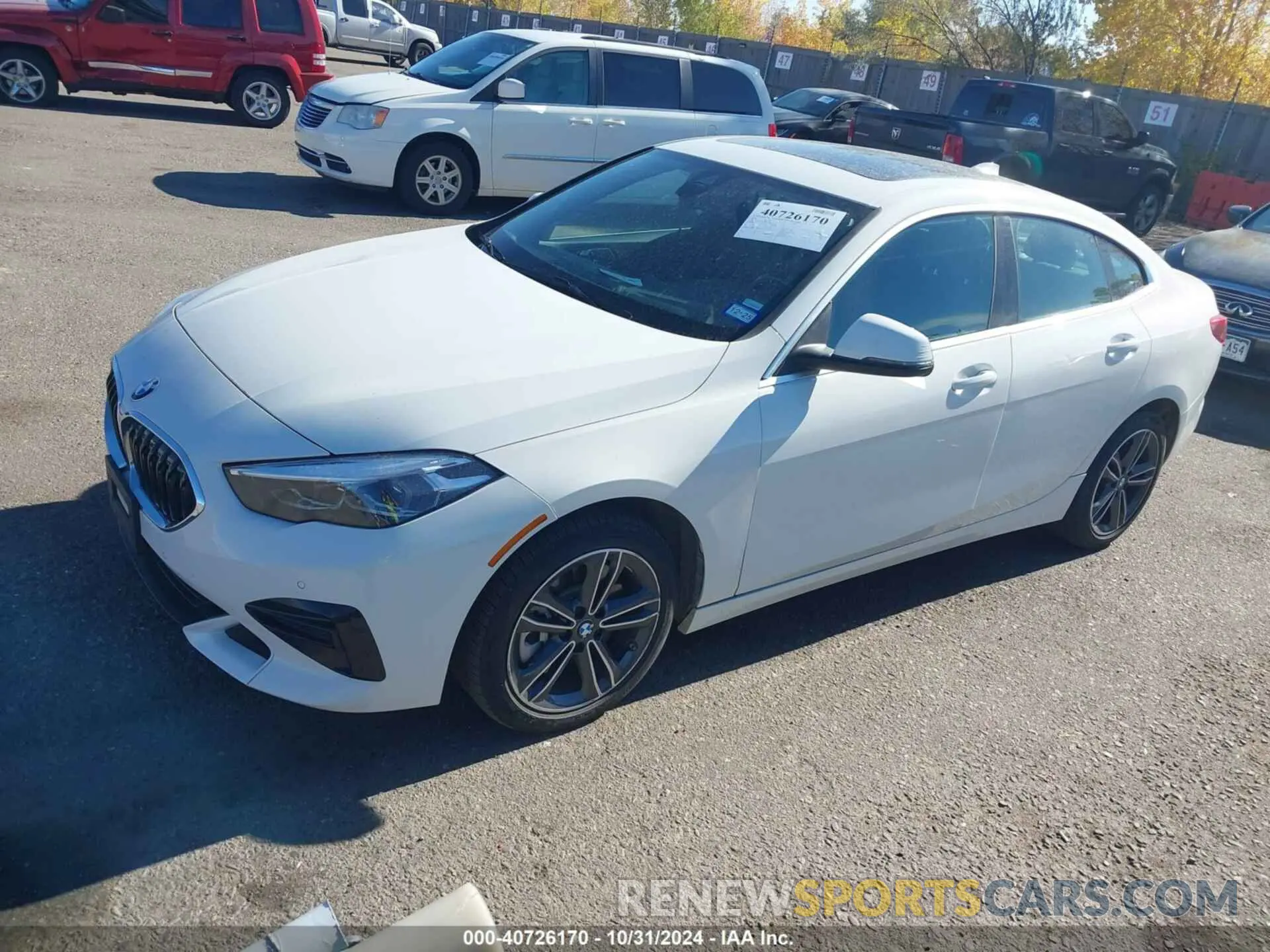 2 Photograph of a damaged car WBA53AK06R7N50420 BMW 228 GRAN COUPE 2024