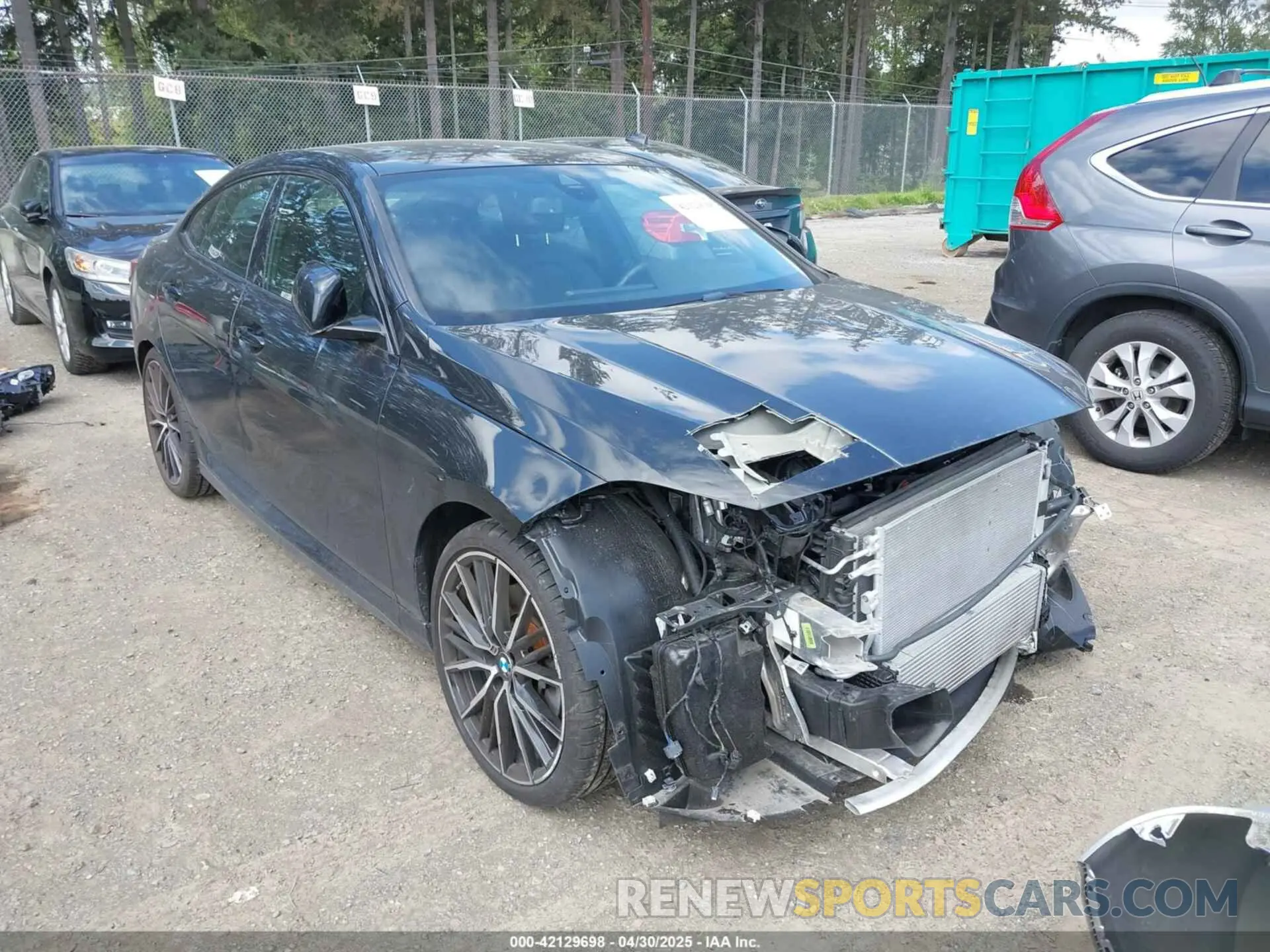 1 Photograph of a damaged car WBA73AK00L7F77132 BMW 228I GRAN COUPE 2020