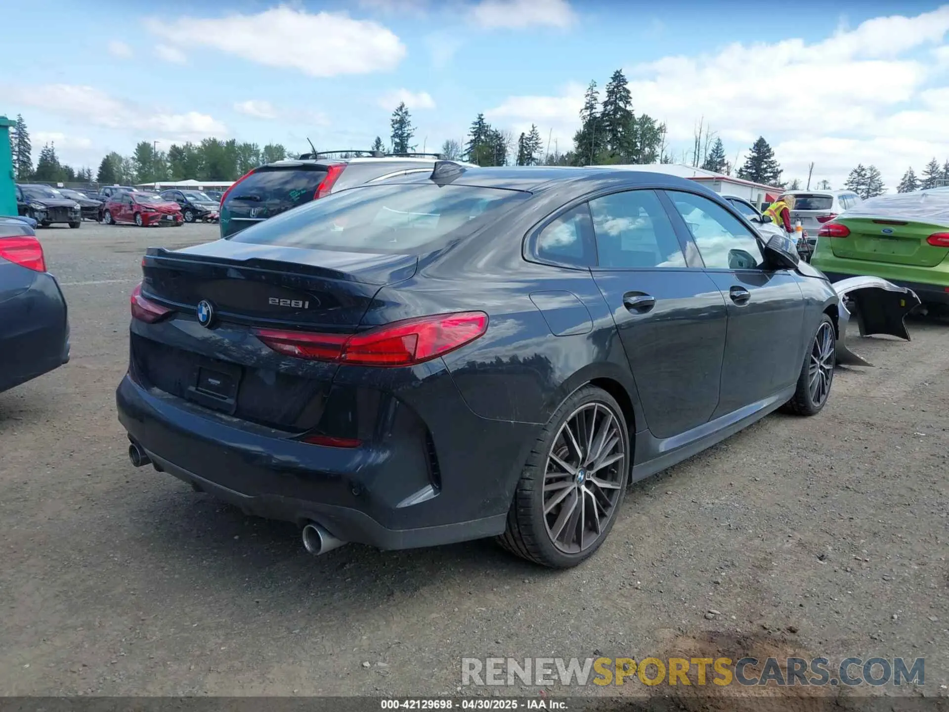 4 Photograph of a damaged car WBA73AK00L7F77132 BMW 228I GRAN COUPE 2020