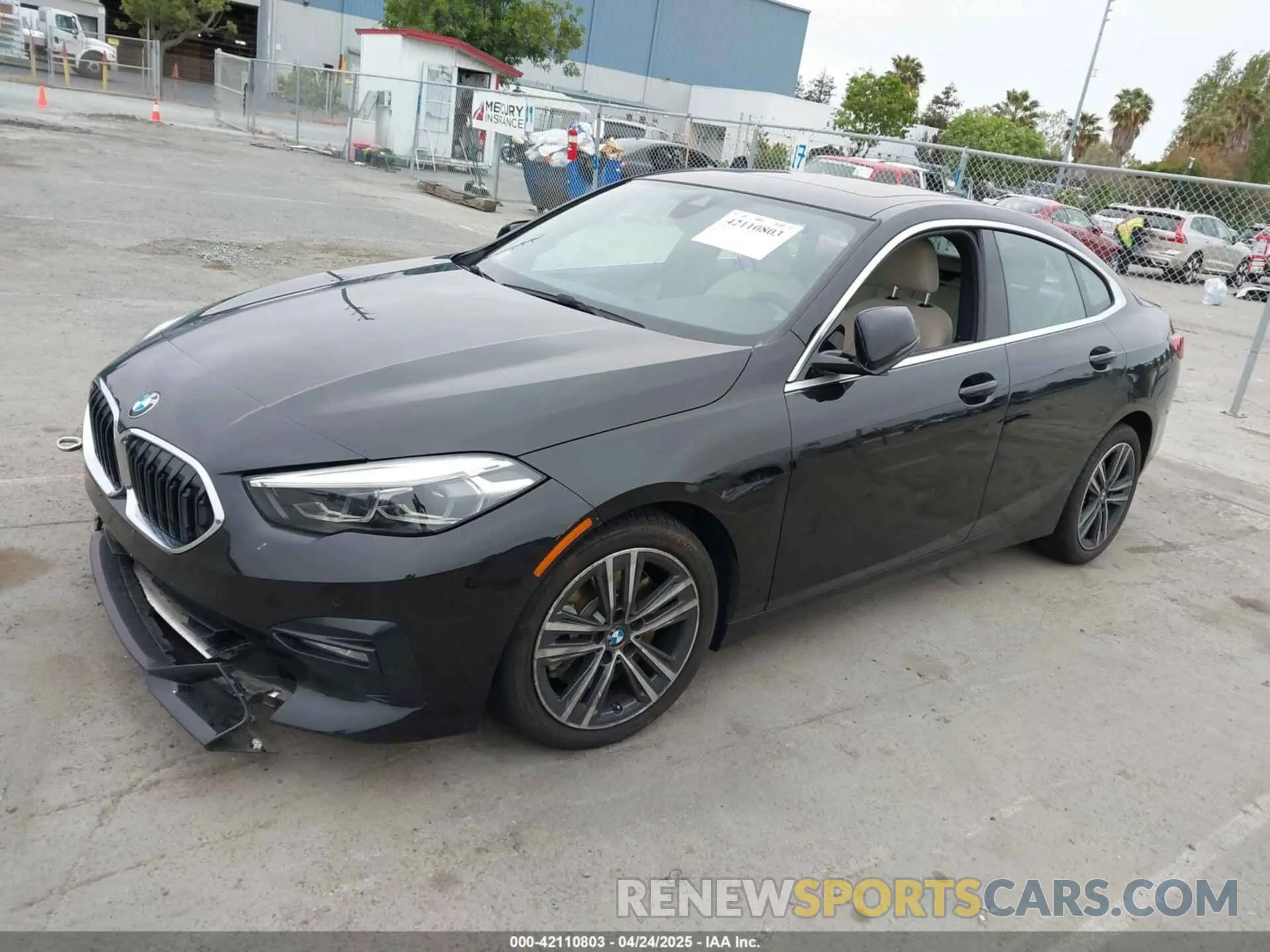 2 Фотография поврежденного автомобиля WBA73AK01L7F85126 BMW 228I GRAN COUPE 2020