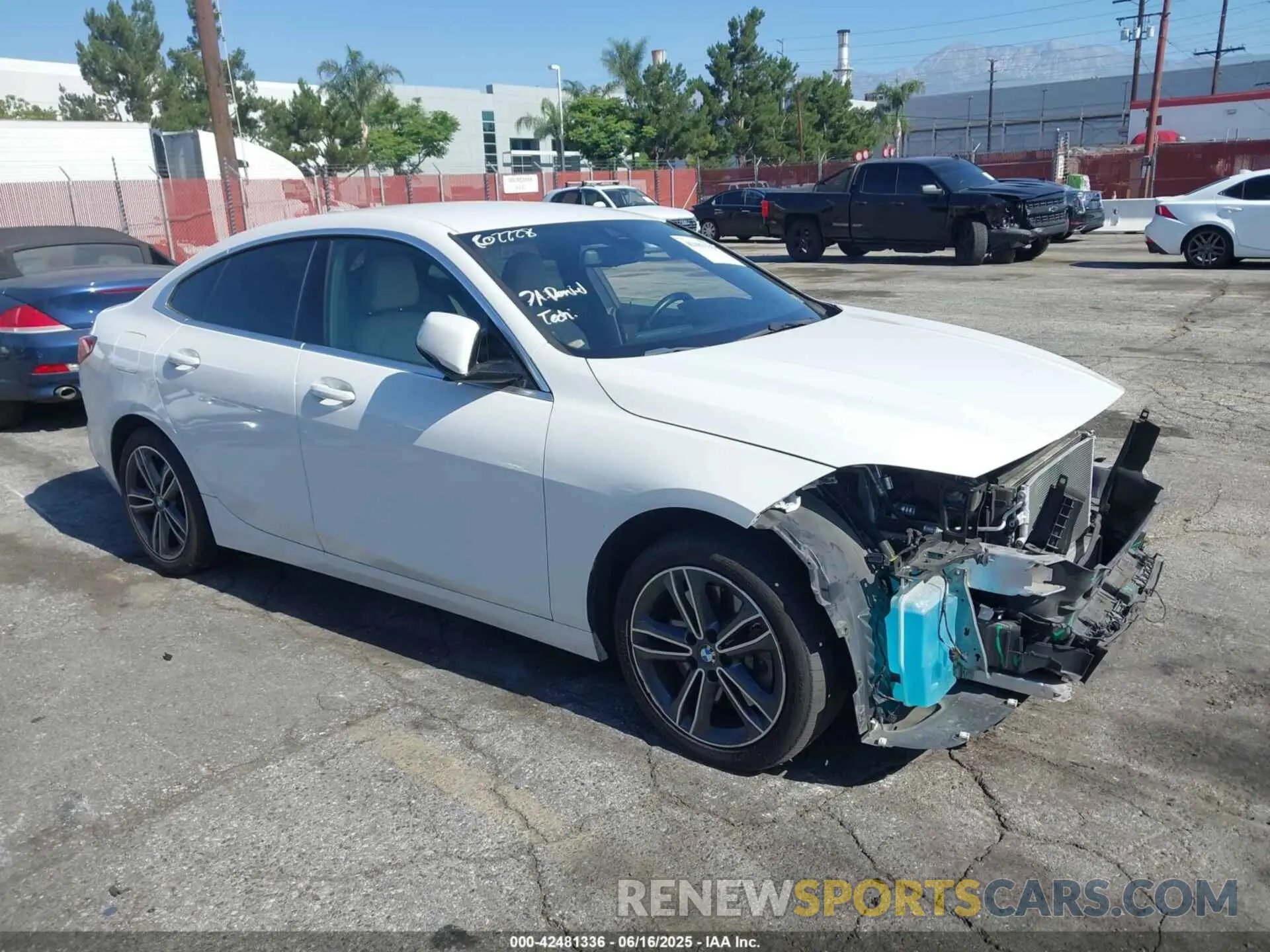 1 Photograph of a damaged car WBA53AK07M7H90359 BMW 228I GRAN COUPE 2021