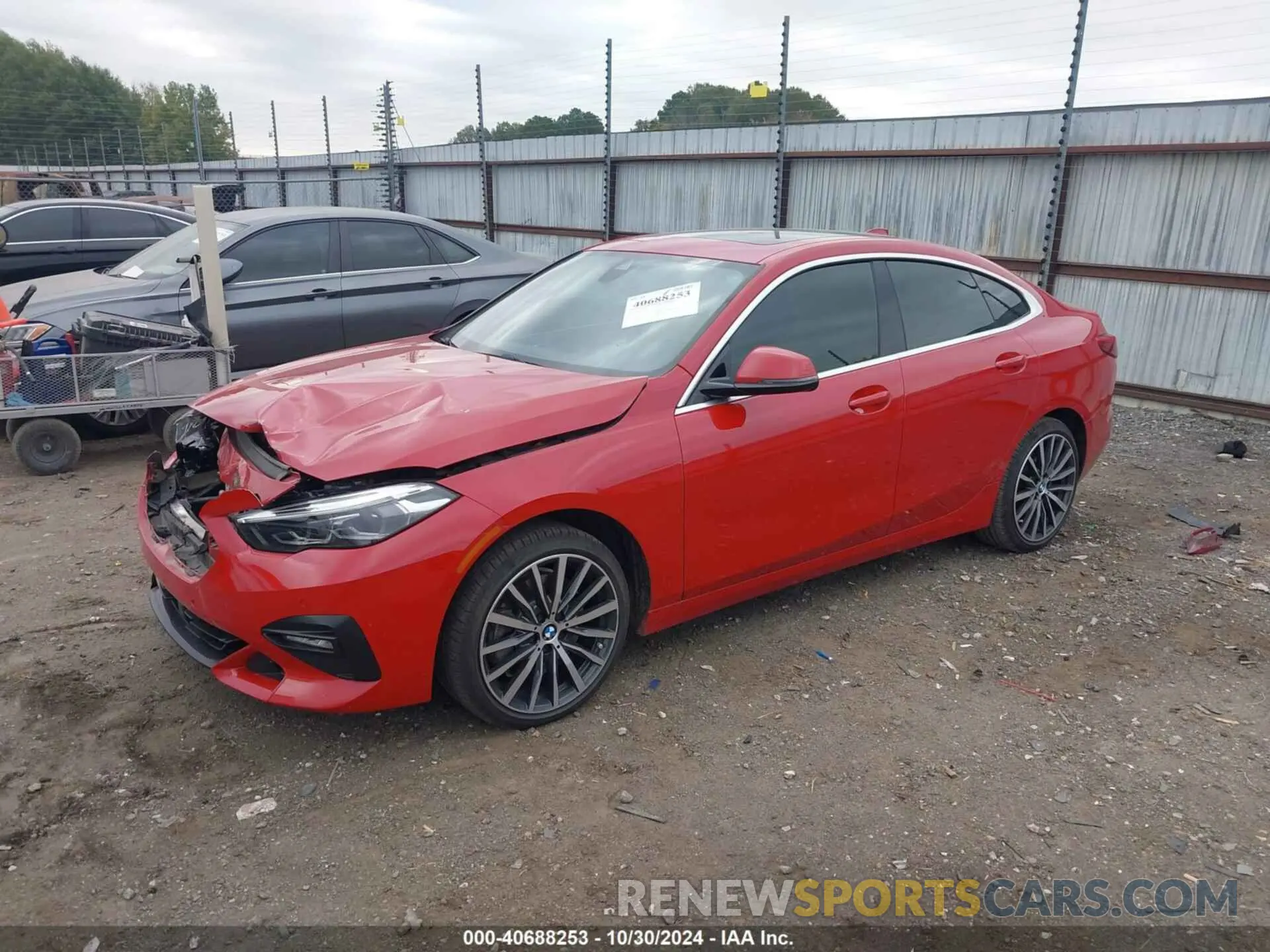 2 Фотография поврежденного автомобиля WBA53AK09M7H54785 BMW 228I GRAN COUPE 2021