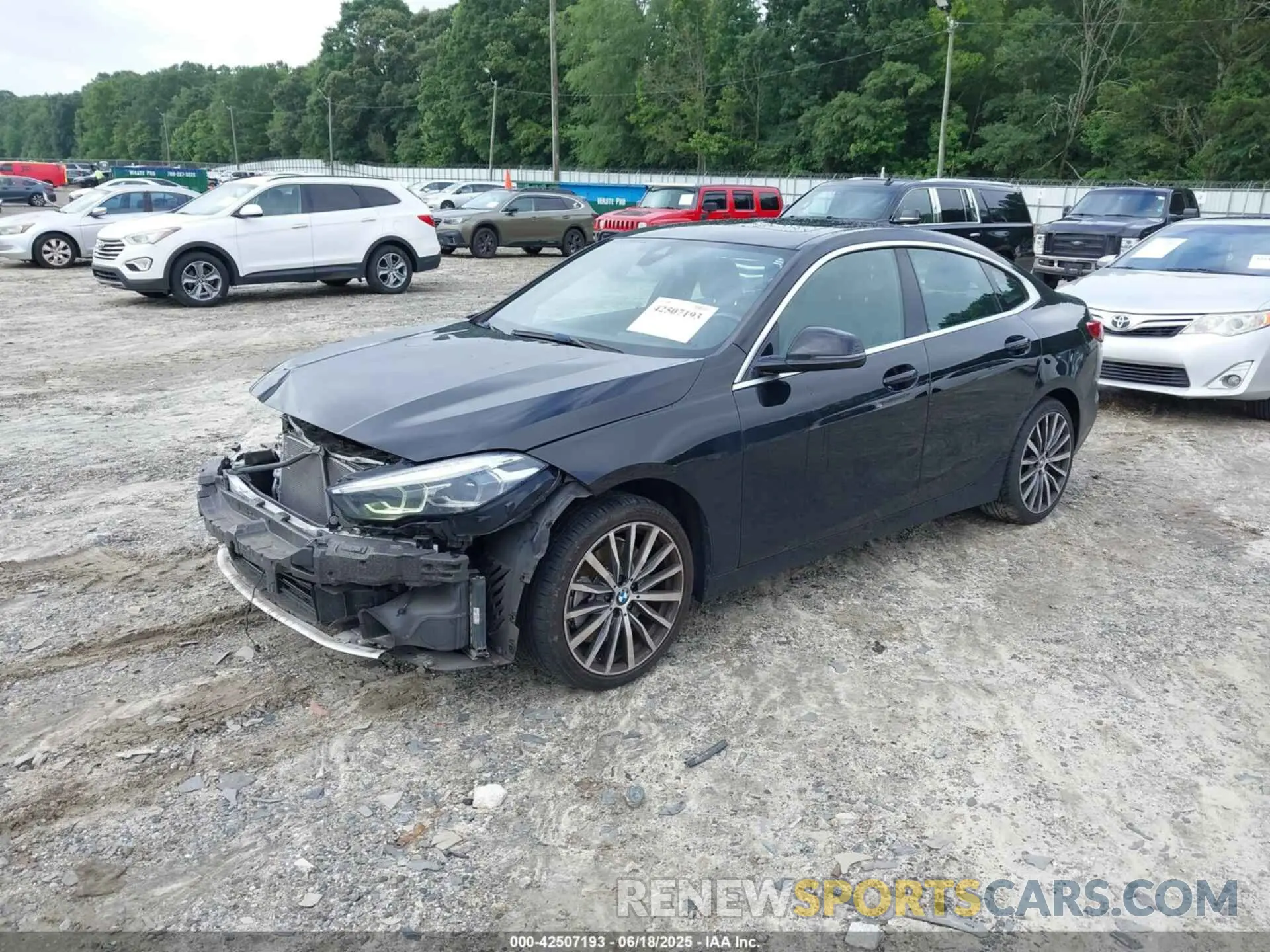 2 Photograph of a damaged car WBA53AK09M7H83705 BMW 228I GRAN COUPE 2021