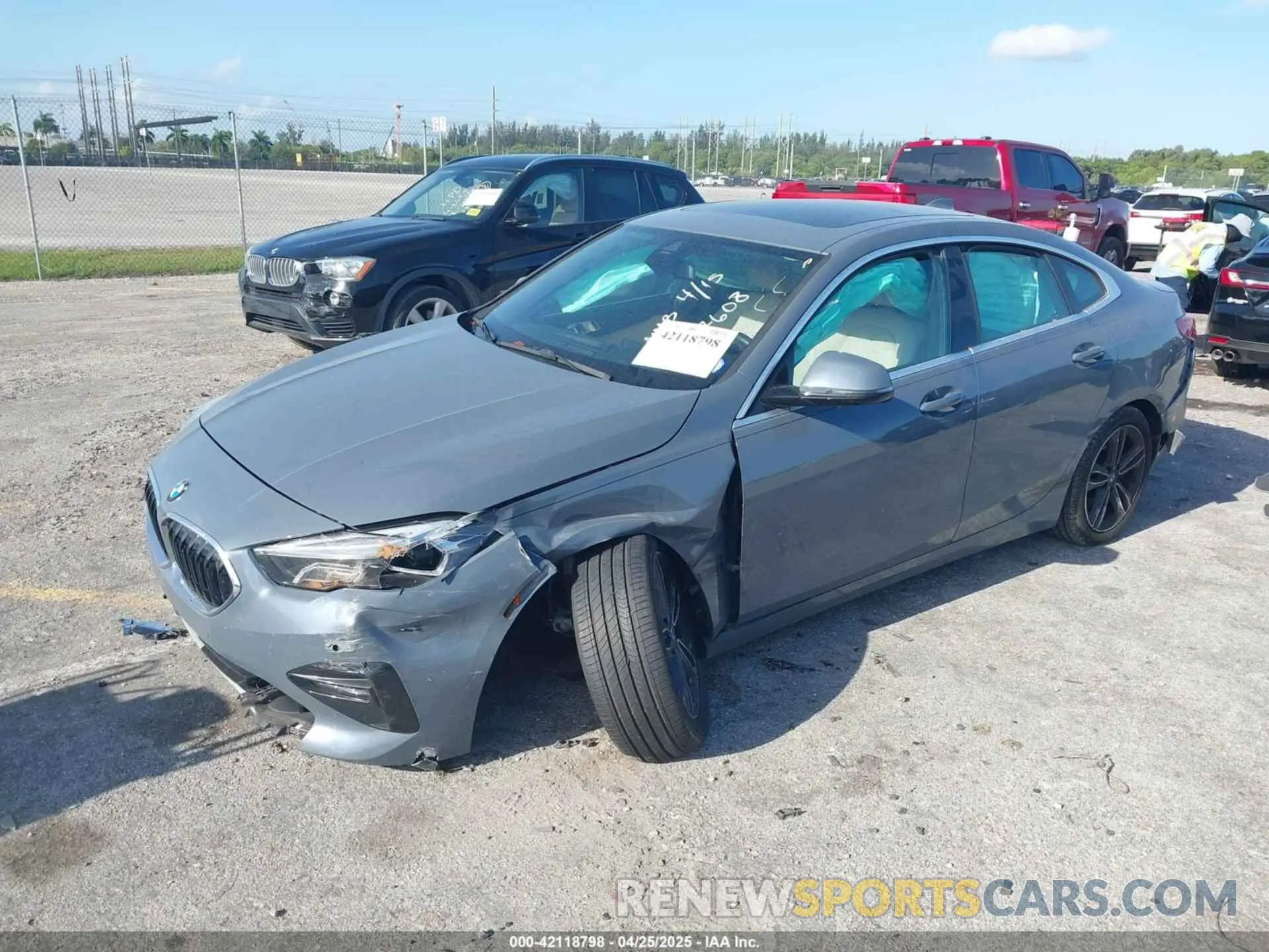 2 Фотография поврежденного автомобиля WBA73AK04M7H07608 BMW 228I GRAN COUPE 2021