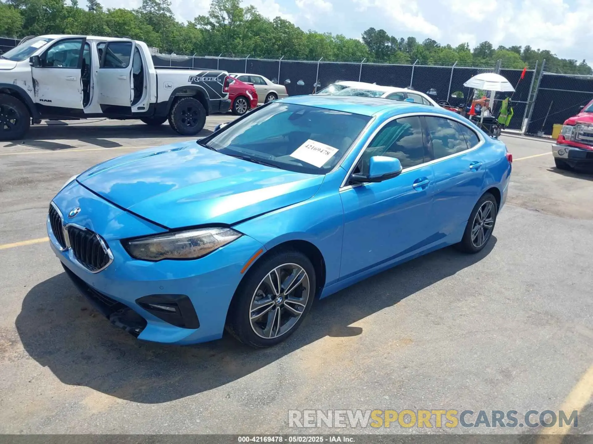 2 Photograph of a damaged car WBA73AK06M7G47198 BMW 228I GRAN COUPE 2021