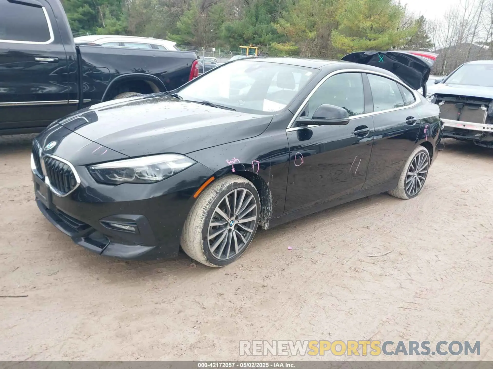 2 Фотография поврежденного автомобиля WBA73AK06M7H58799 BMW 228I GRAN COUPE 2021