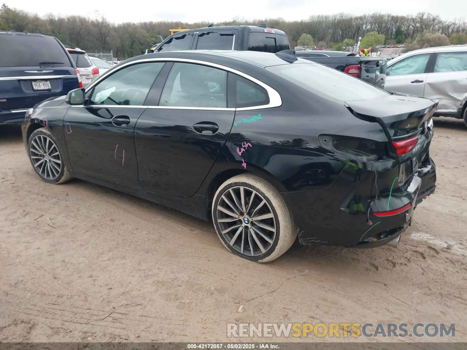 3 Фотография поврежденного автомобиля WBA73AK06M7H58799 BMW 228I GRAN COUPE 2021
