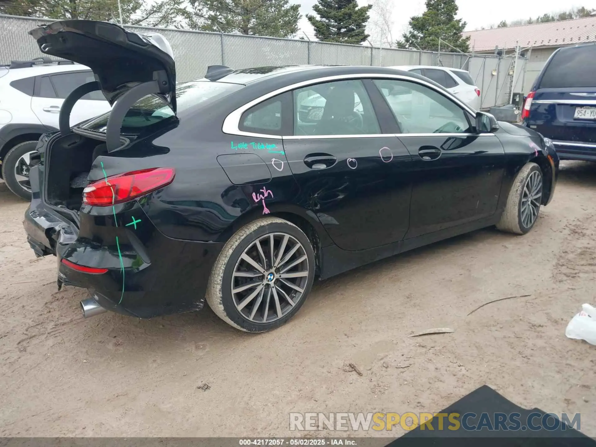 4 Фотография поврежденного автомобиля WBA73AK06M7H58799 BMW 228I GRAN COUPE 2021