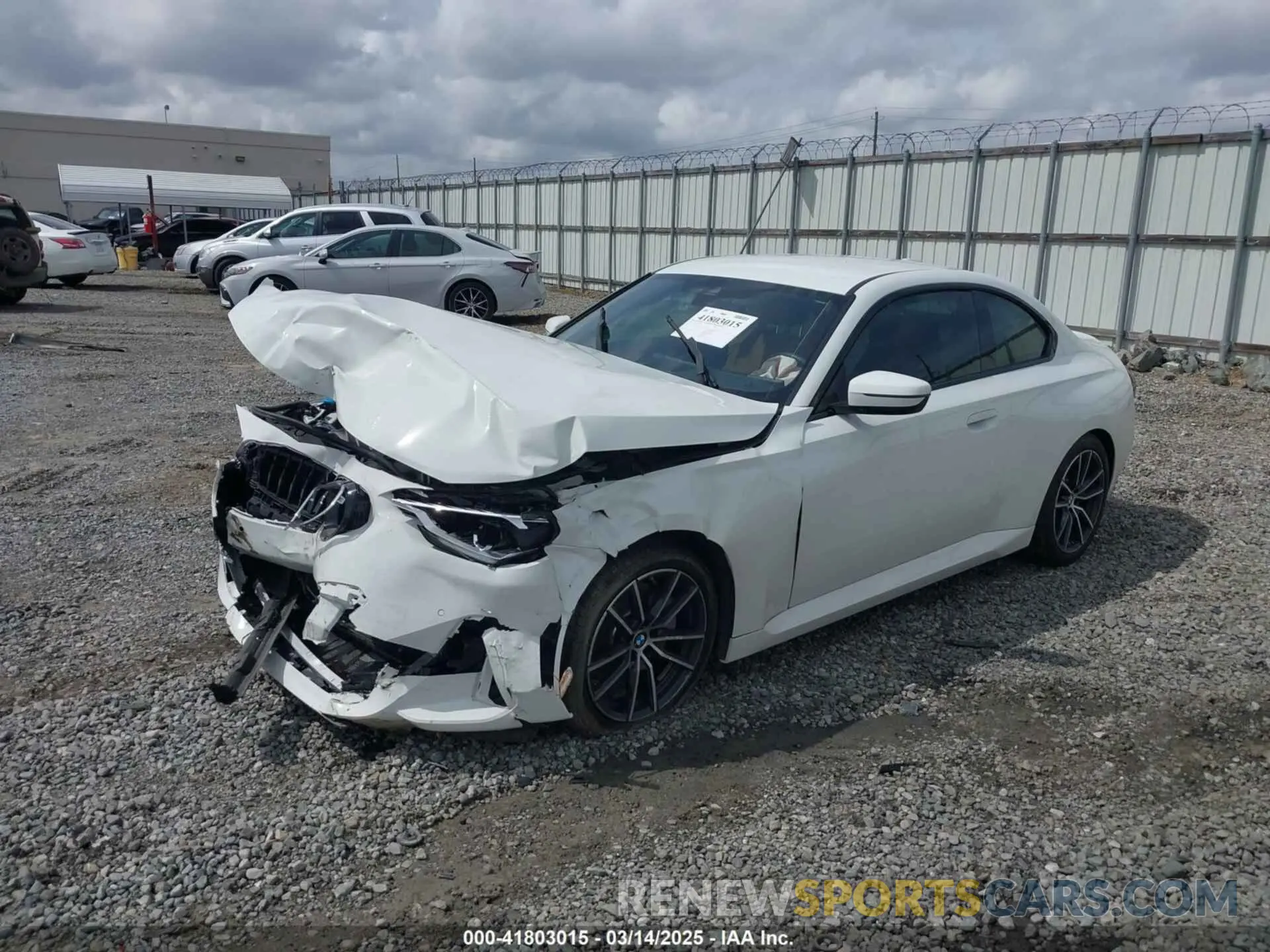 2 Photograph of a damaged car 3MW23CM05R8E25175 BMW 230 2024