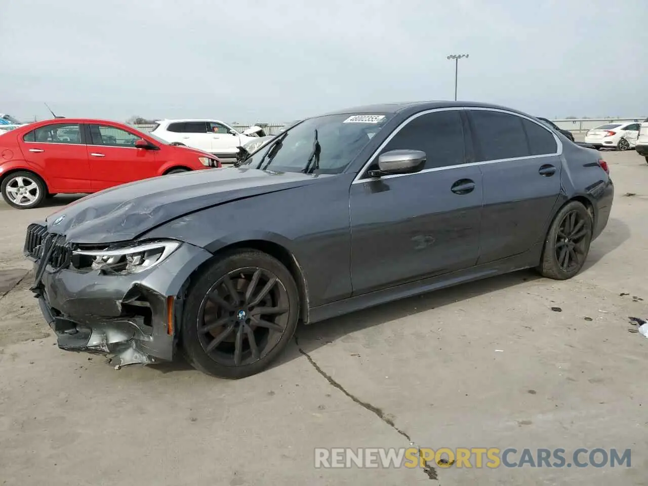 1 Фотография поврежденного автомобиля 3MW5R1J50K8B01198 BMW 3 SERIES 2019