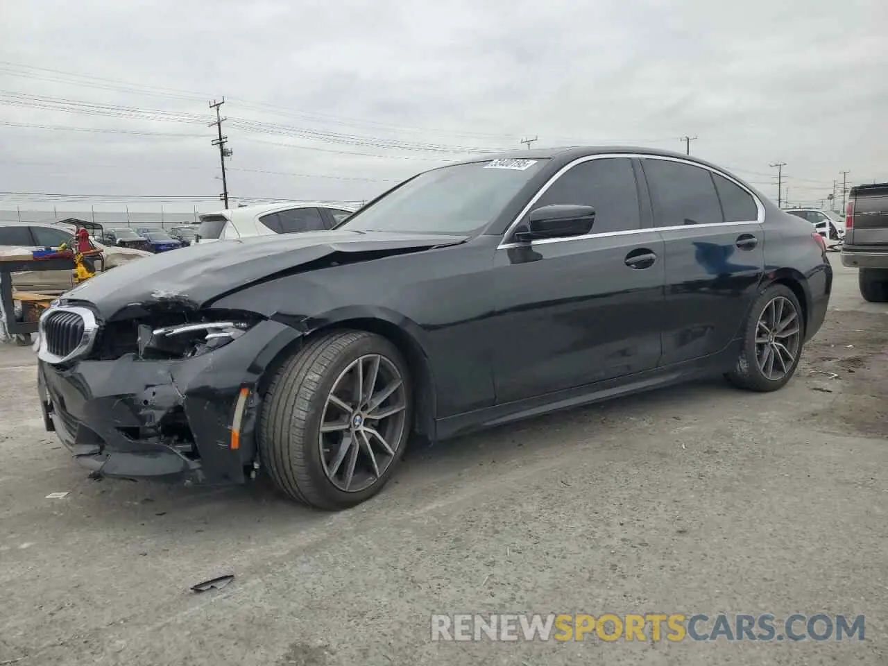 1 Photograph of a damaged car 3MW5R1J54K8A05655 BMW 3 SERIES 2019
