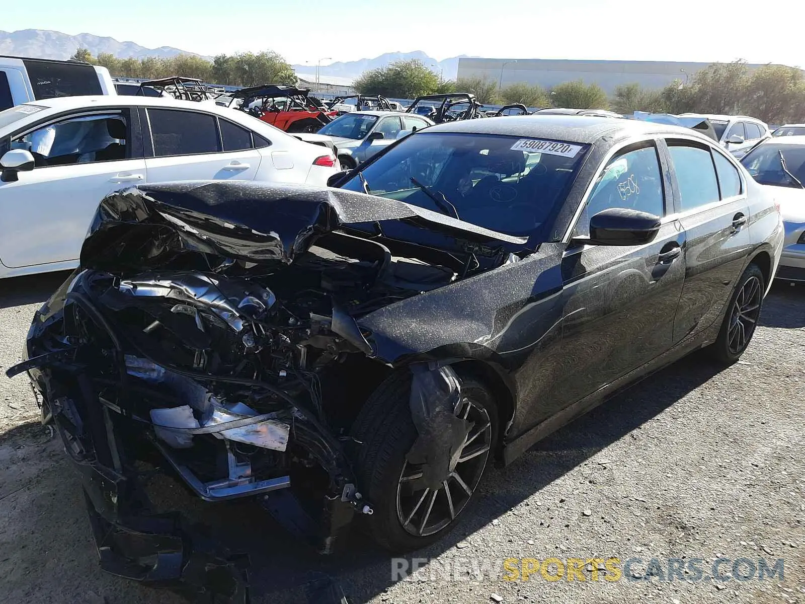 2 Photograph of a damaged car 3MW5R1J54K8B02998 BMW 3 SERIES 2019