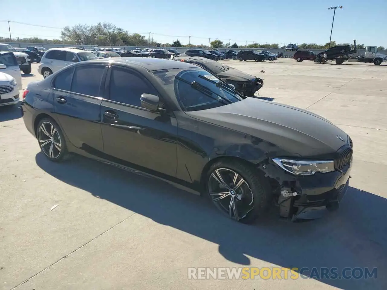 4 Фотография поврежденного автомобиля 3MW5R1J56K8A03860 BMW 3 SERIES 2019