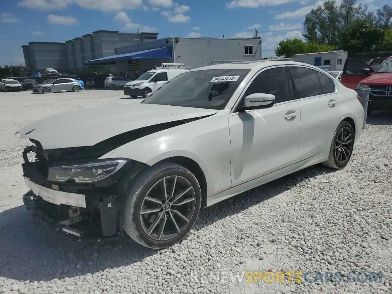 1 Photograph of a damaged car 3MW5R1J56K8A04166 BMW 3 SERIES 2019