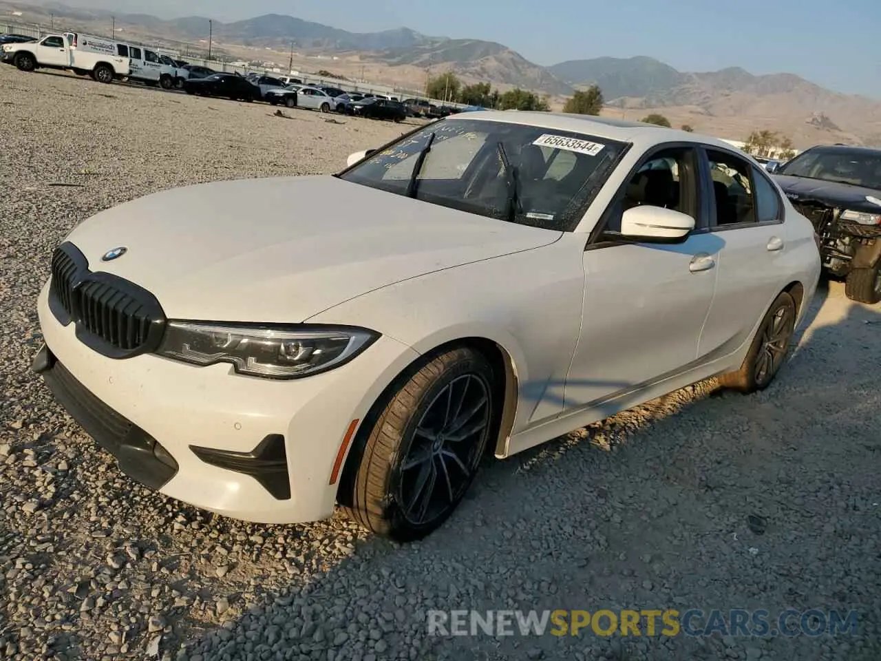 1 Фотография поврежденного автомобиля 3MW5R7J50K8B00300 BMW 3 SERIES 2019