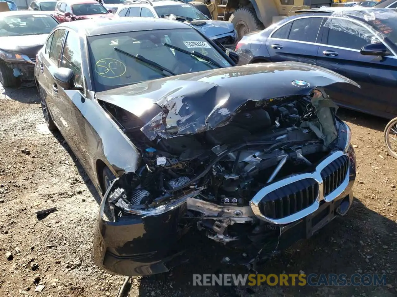 1 Photograph of a damaged car 3MW5R7J53K8B00405 BMW 3 SERIES 2019