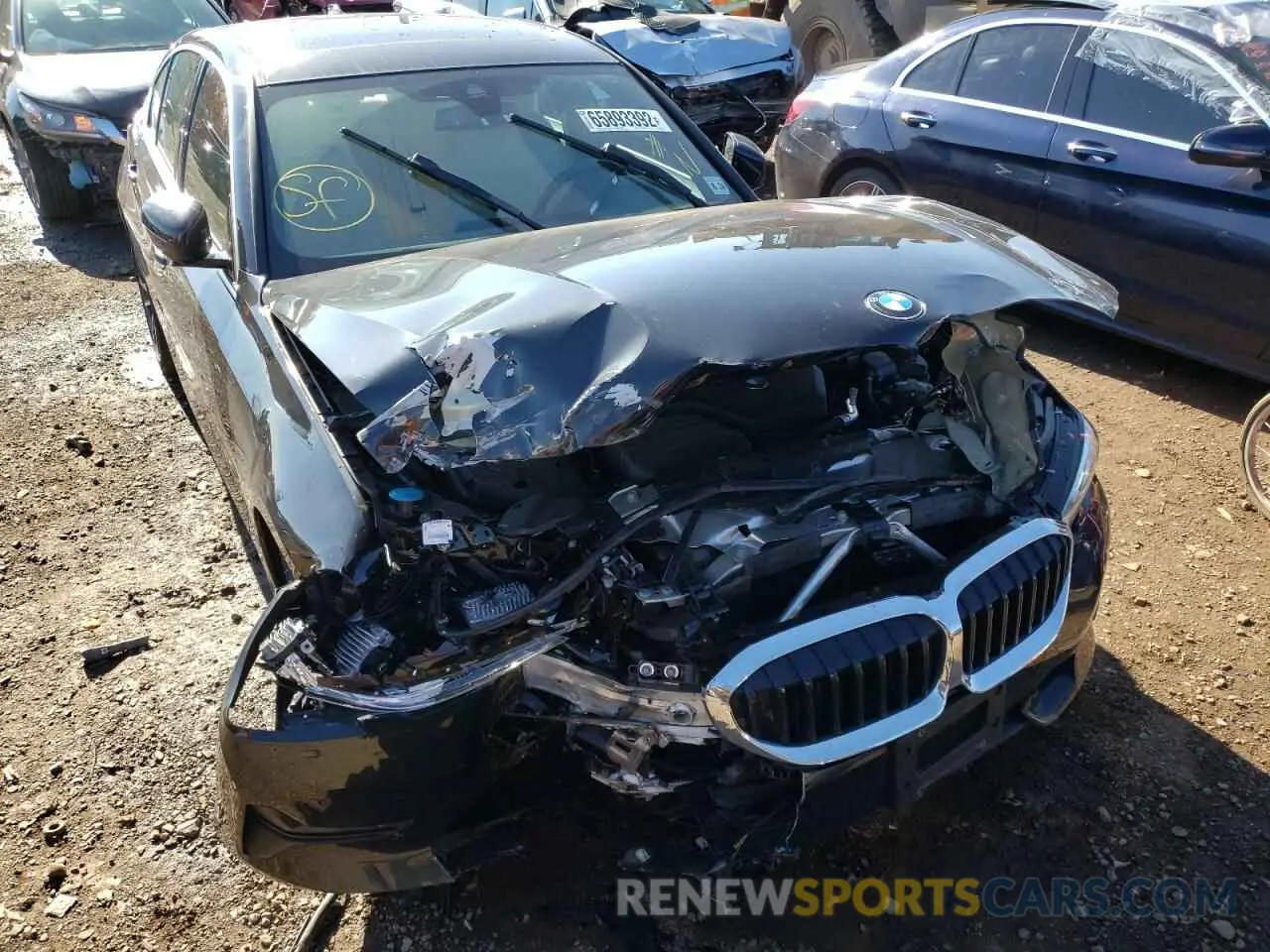 9 Photograph of a damaged car 3MW5R7J53K8B00405 BMW 3 SERIES 2019
