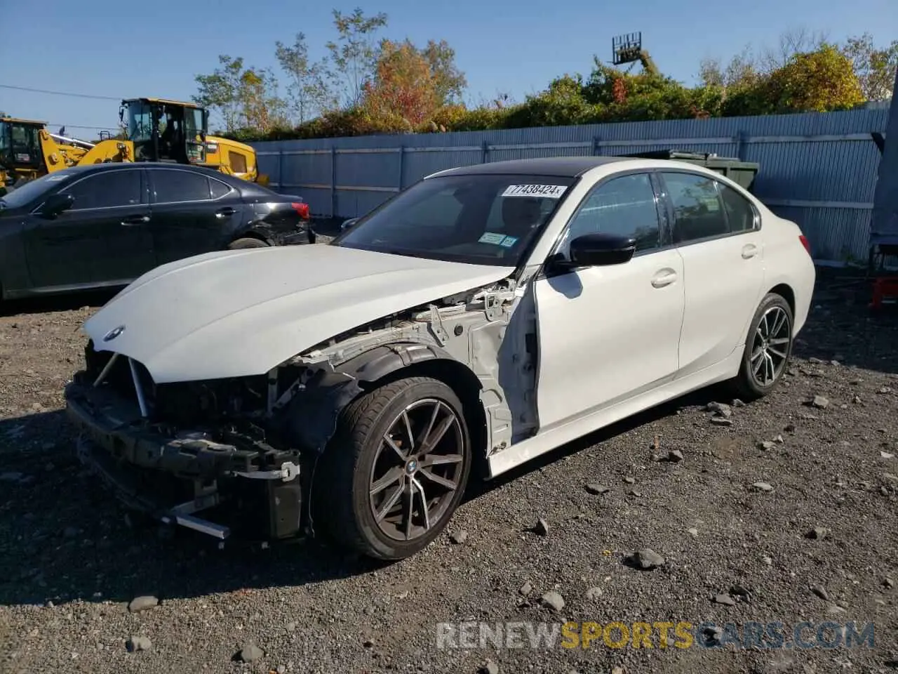 1 Photograph of a damaged car 3MW5R7J53K8B03336 BMW 3 SERIES 2019