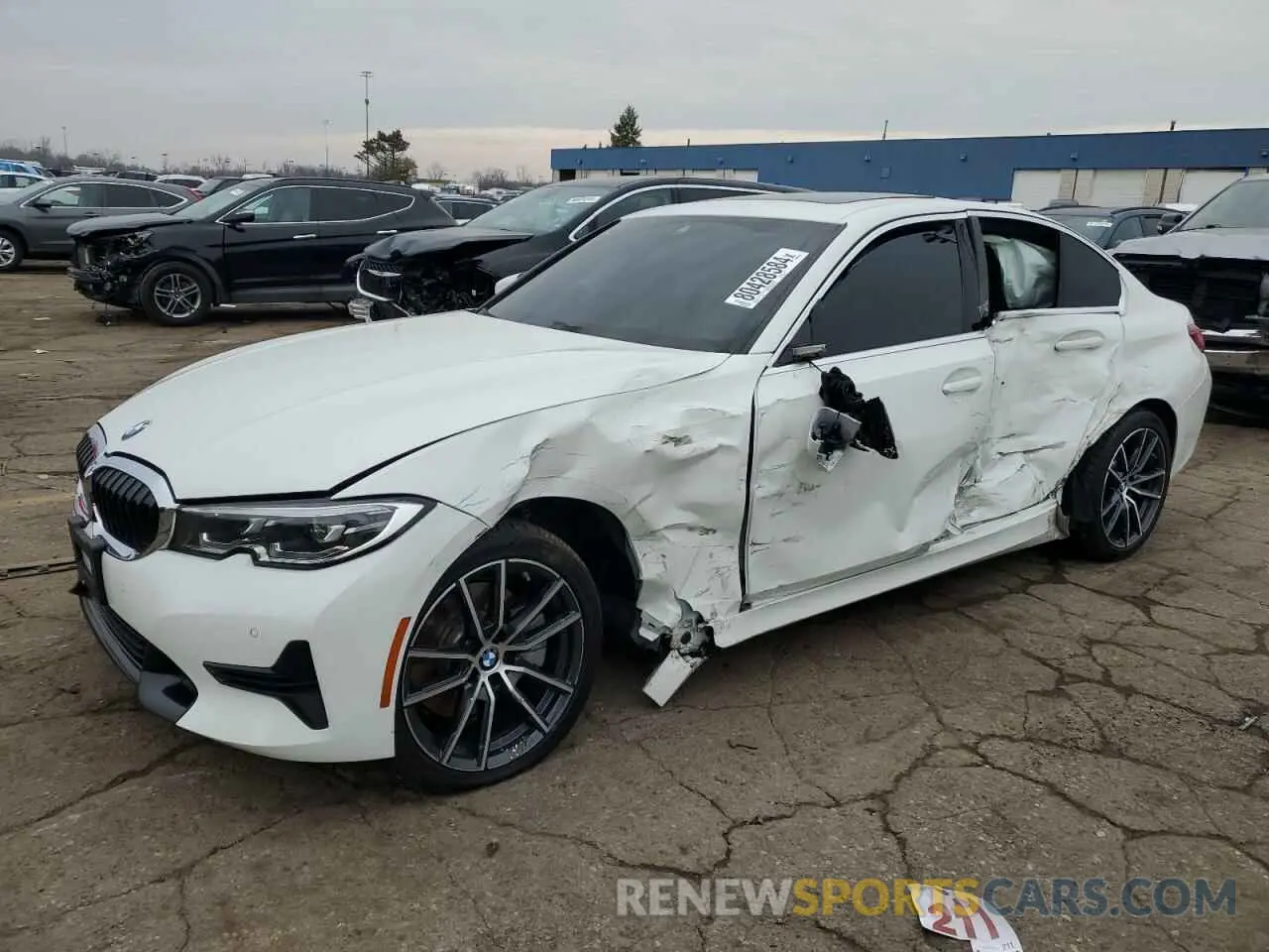 1 Фотография поврежденного автомобиля WBA5R1C50KAK06423 BMW 3 SERIES 2019